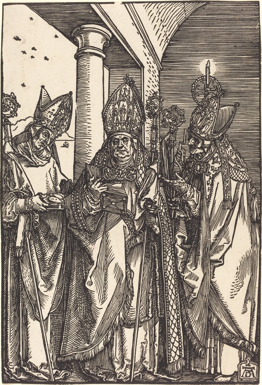 Saints Nicholas, Ulrich, and Erasmus by Albrecht Dürer