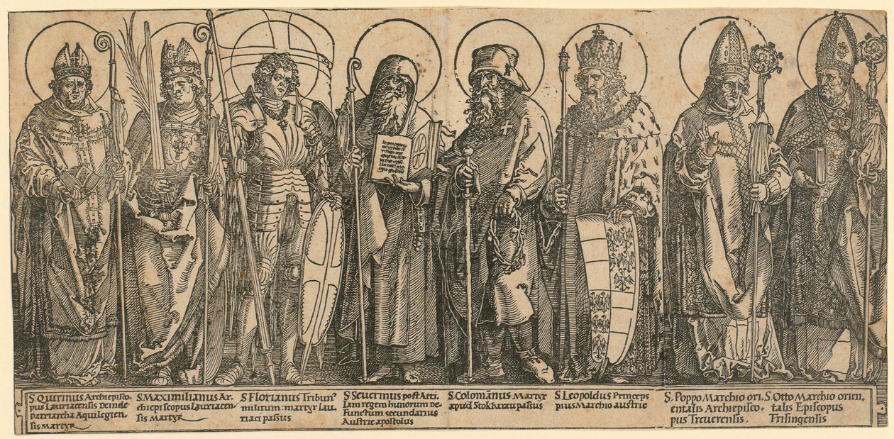 Patron Saints of Austria by Albrecht Dürer