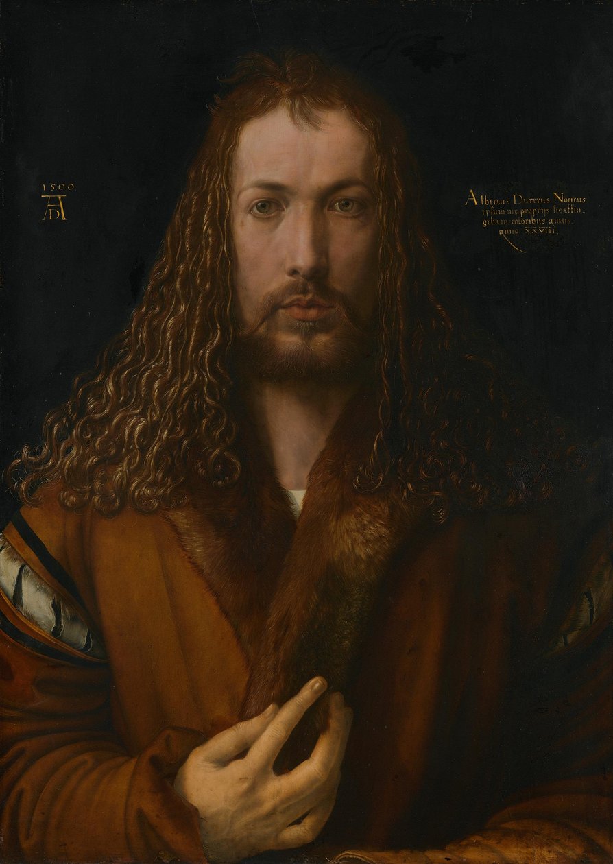 Self-Portrait with Fur-Trimmed Robe by Albrecht Dürer