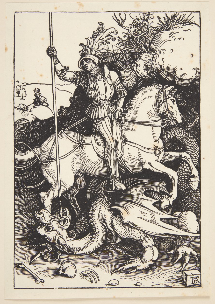 St. George Killing the Dragon by Albrecht Dürer