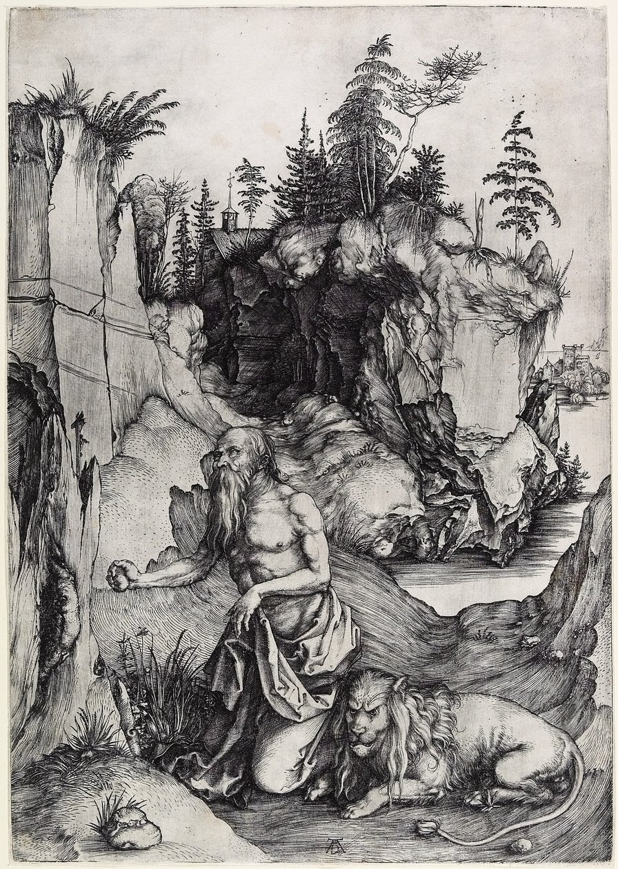 St. Jerome in Penitence, c. 1497 by Albrecht Dürer