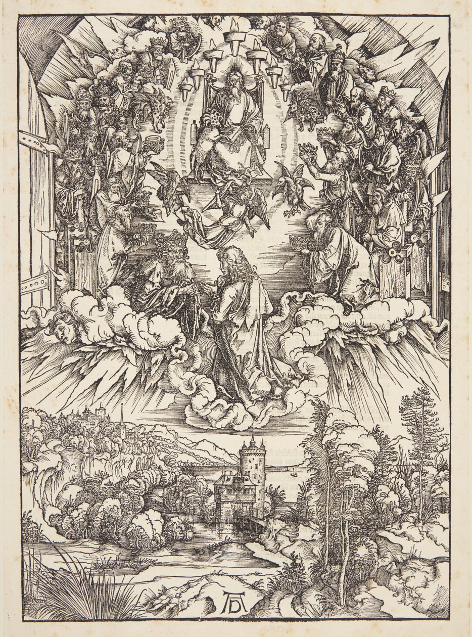 St. John before God and the Elders by Albrecht Dürer
