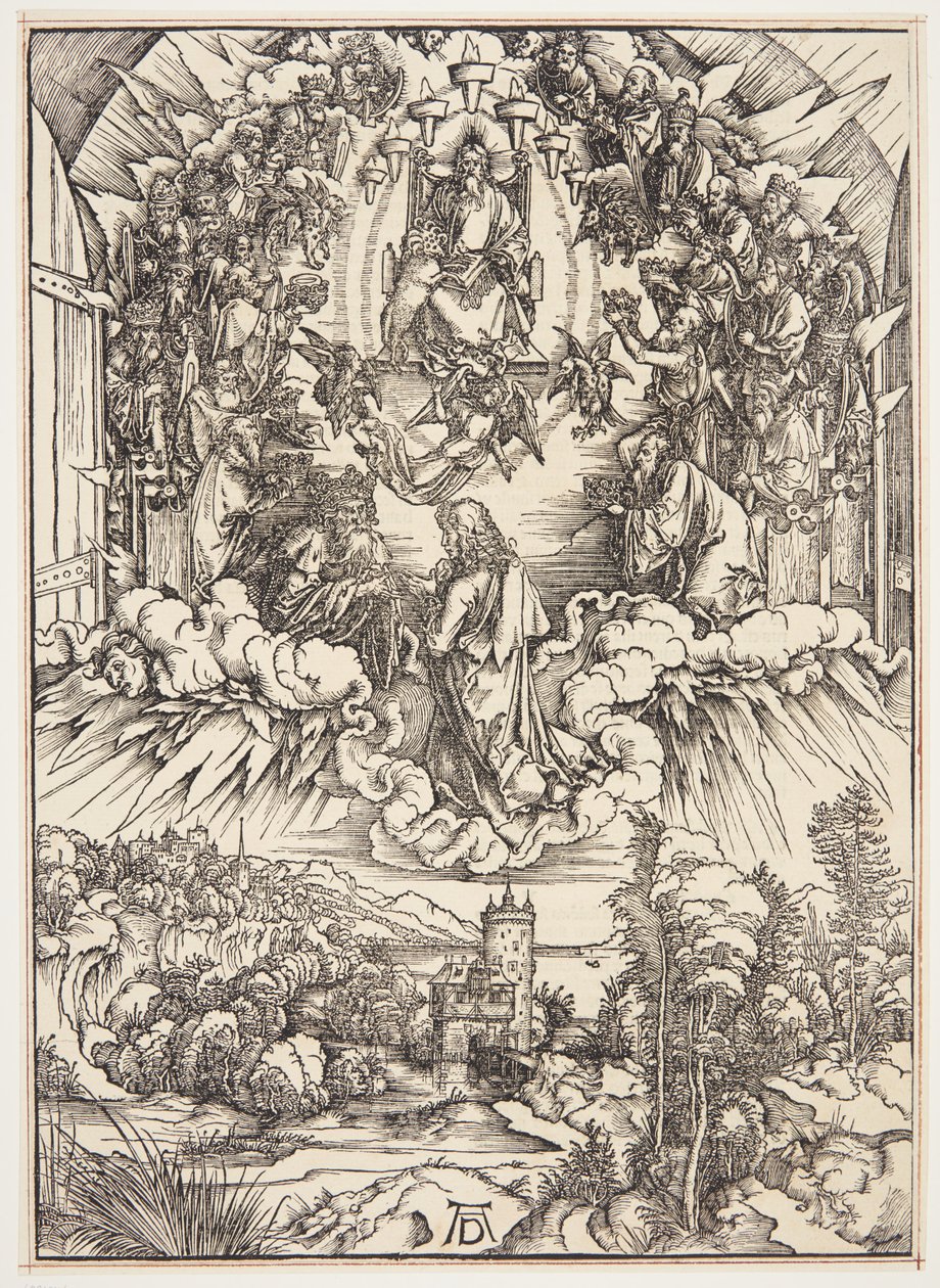 St. John before God and the Elders by Albrecht Dürer