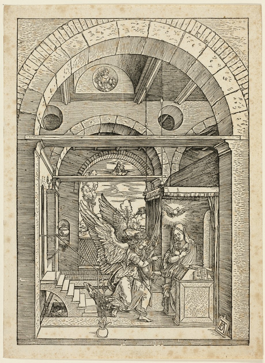 The Annunciation, from The Life of the Virgin by Albrecht Dürer
