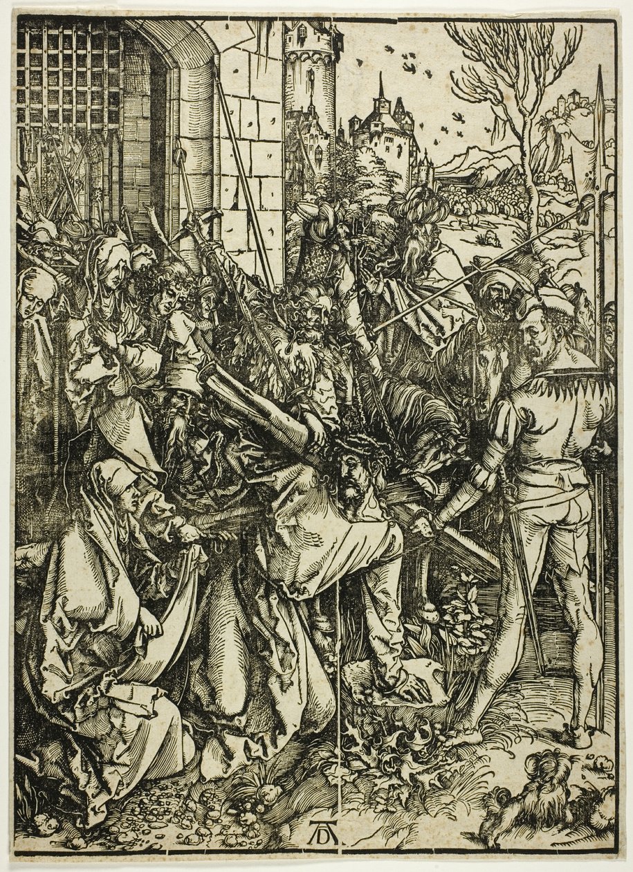 The Bearing of the Cross (from The Large Passion) by Albrecht Dürer