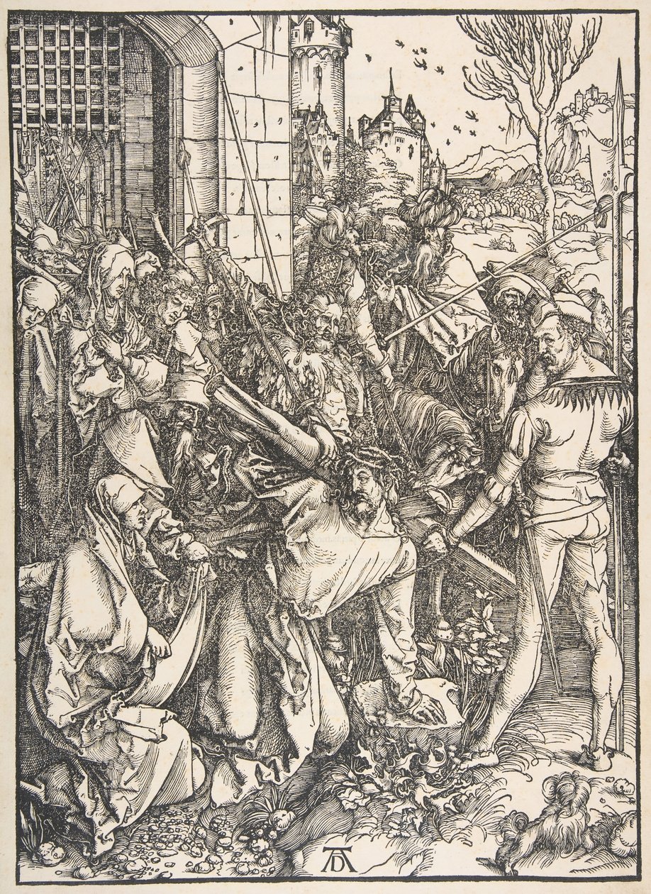 The Bearing of the Cross by Albrecht Dürer