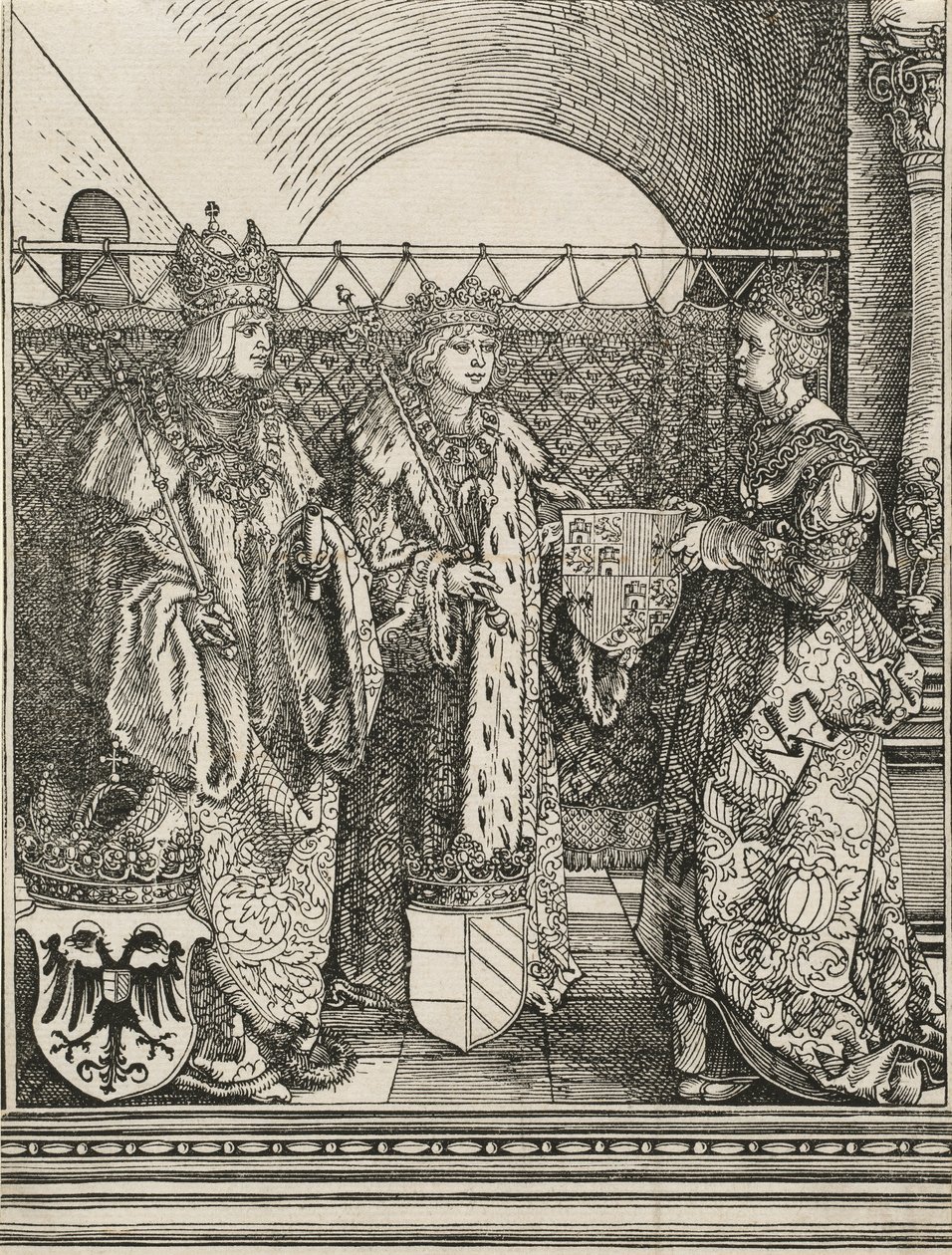 The Betrothal of Philip the Fair with Joan of Castile, 1515 by Albrecht Dürer
