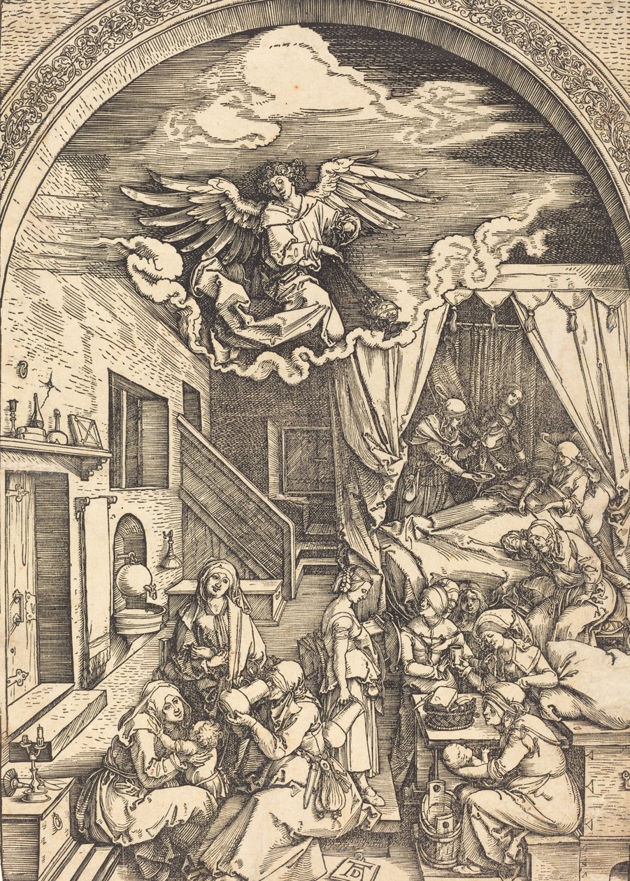 The Birth of the Virgin, c. 1503-1504 by Albrecht Dürer