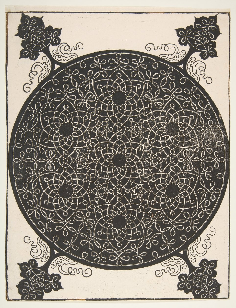 The Fifth Knot. Interlaced Roundel with Seven Six-Pointed Stars by Albrecht Dürer