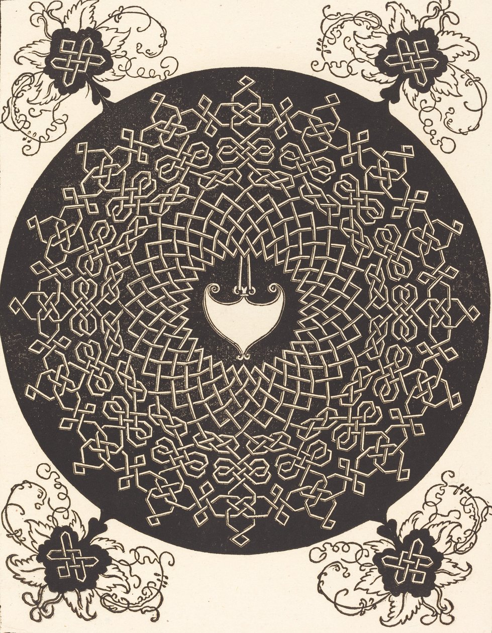 The First Knot with a Heart-shaped Shield by Albrecht Dürer