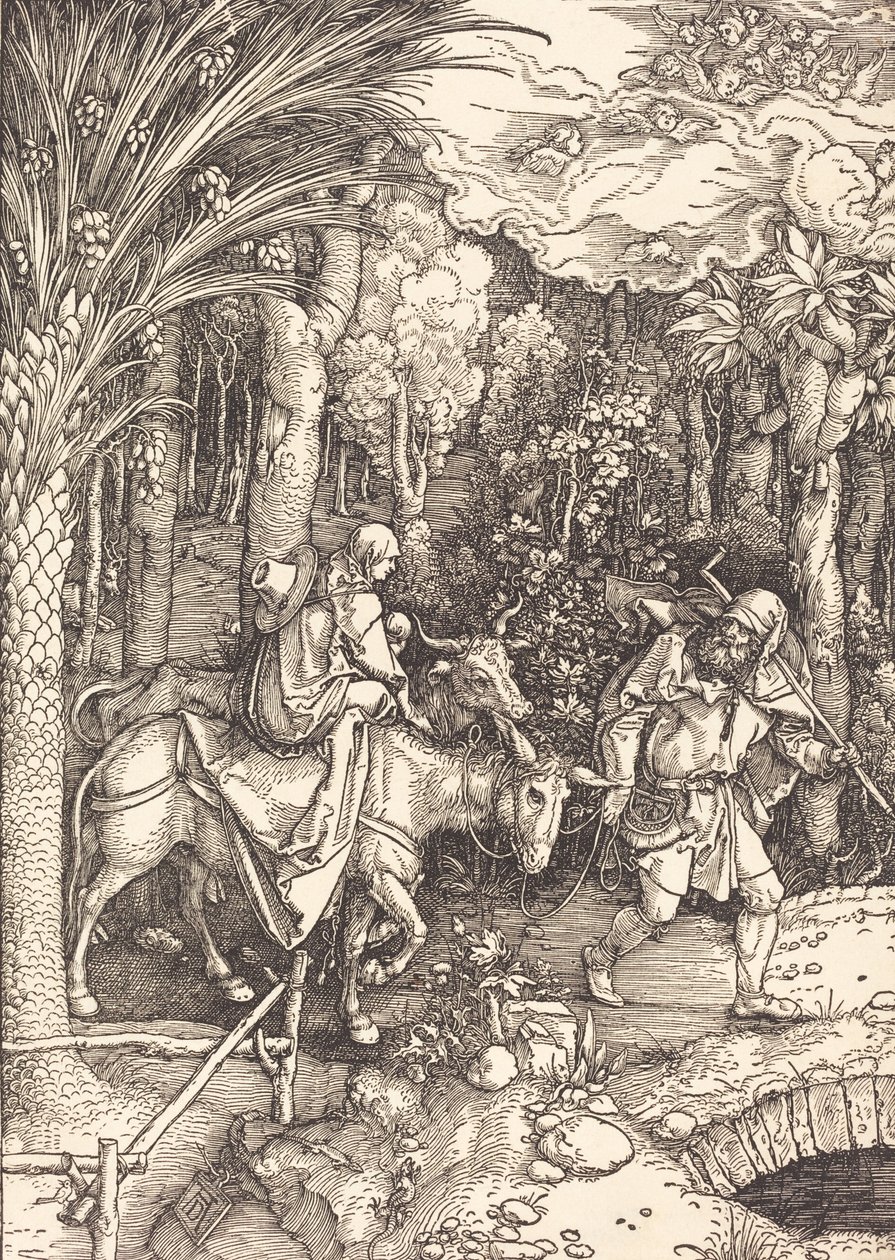 The Flight into Egypt, c. 1504 by Albrecht Dürer