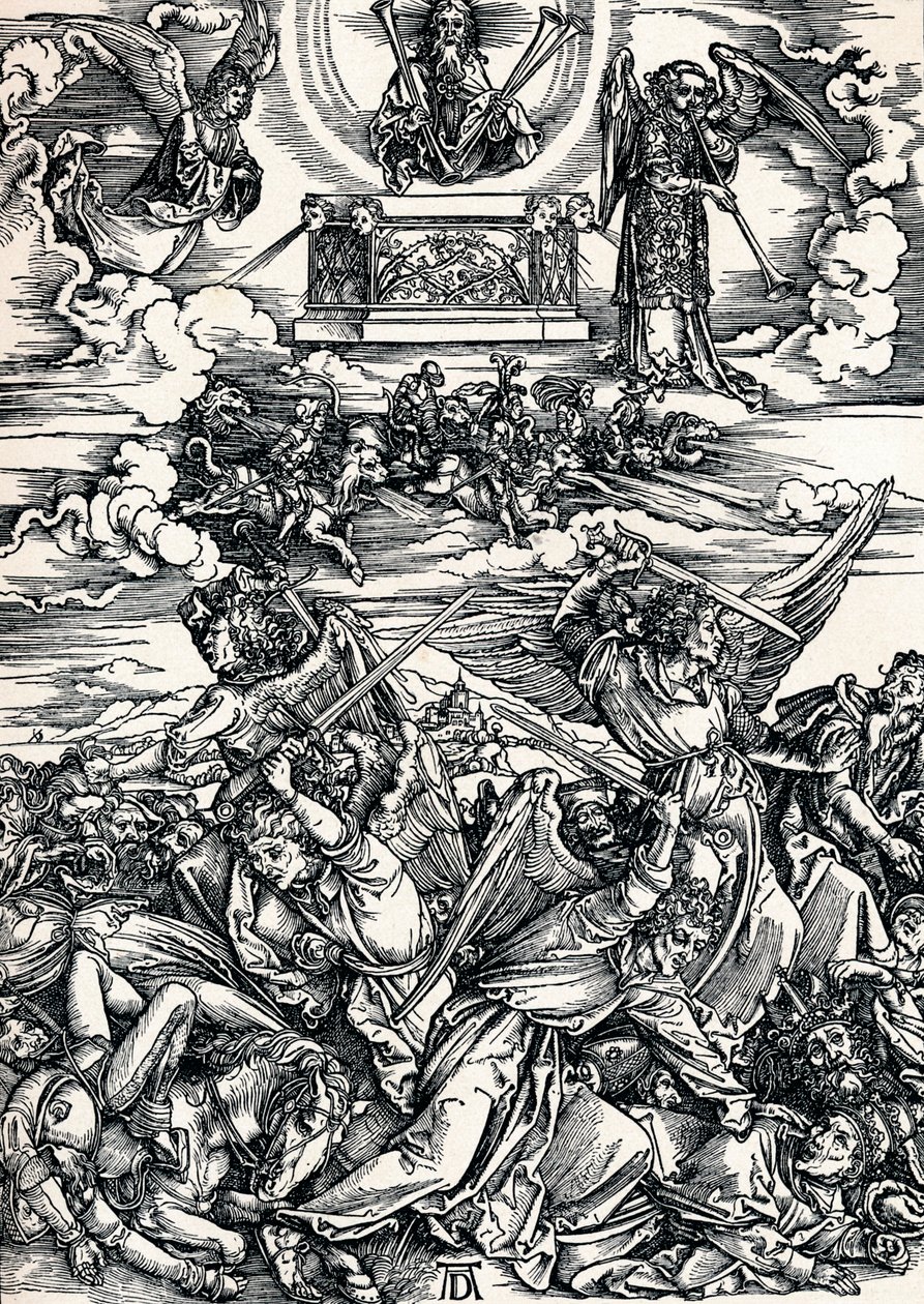 The Four Avenging Angels, 1498 1906 by Albrecht Dürer