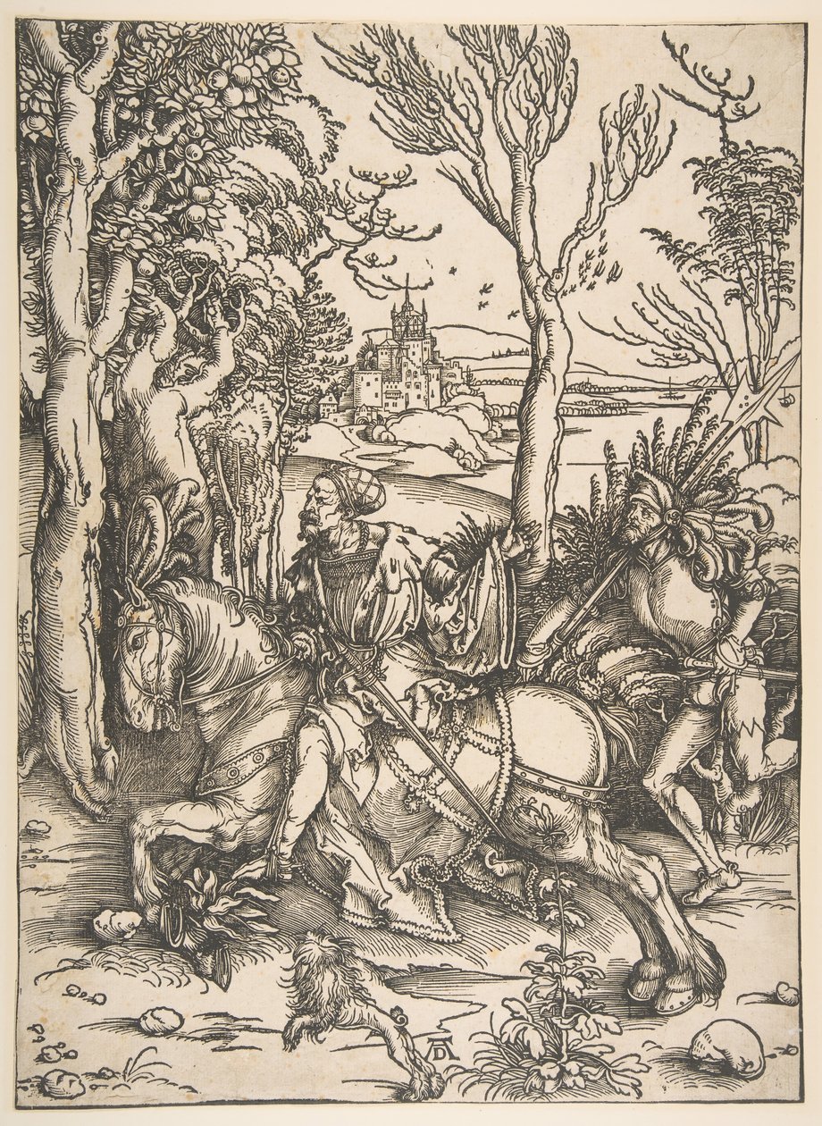 The Knight and Man-at-Arms by Albrecht Dürer