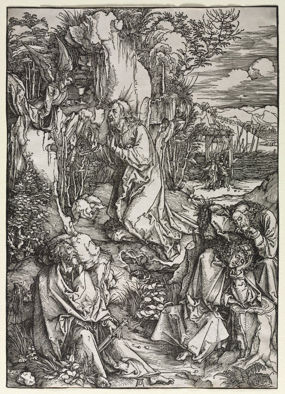 The Large Passion: Christ on the Mount of Olives by Albrecht Dürer