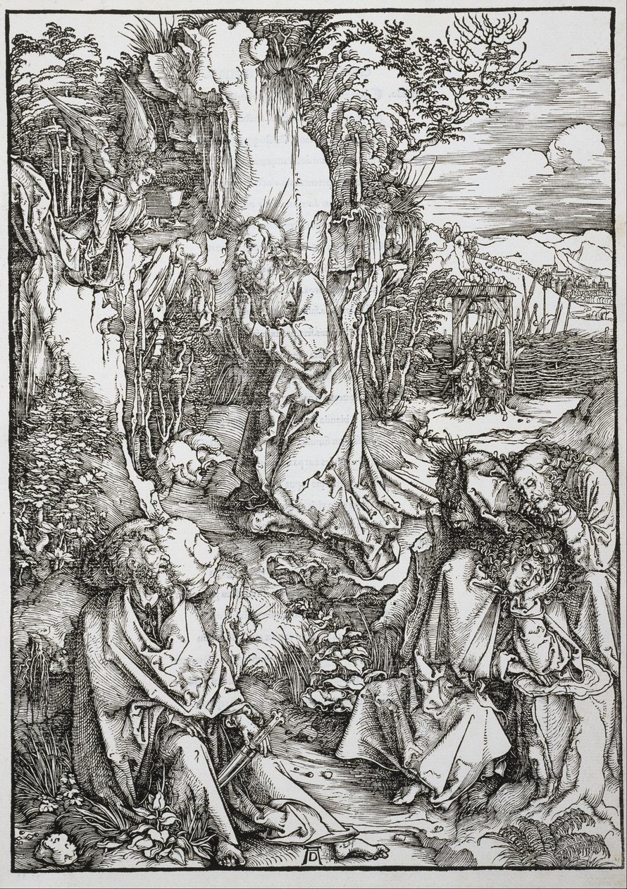 The Large Passion: Christ on the Mount of Olives by Albrecht Dürer