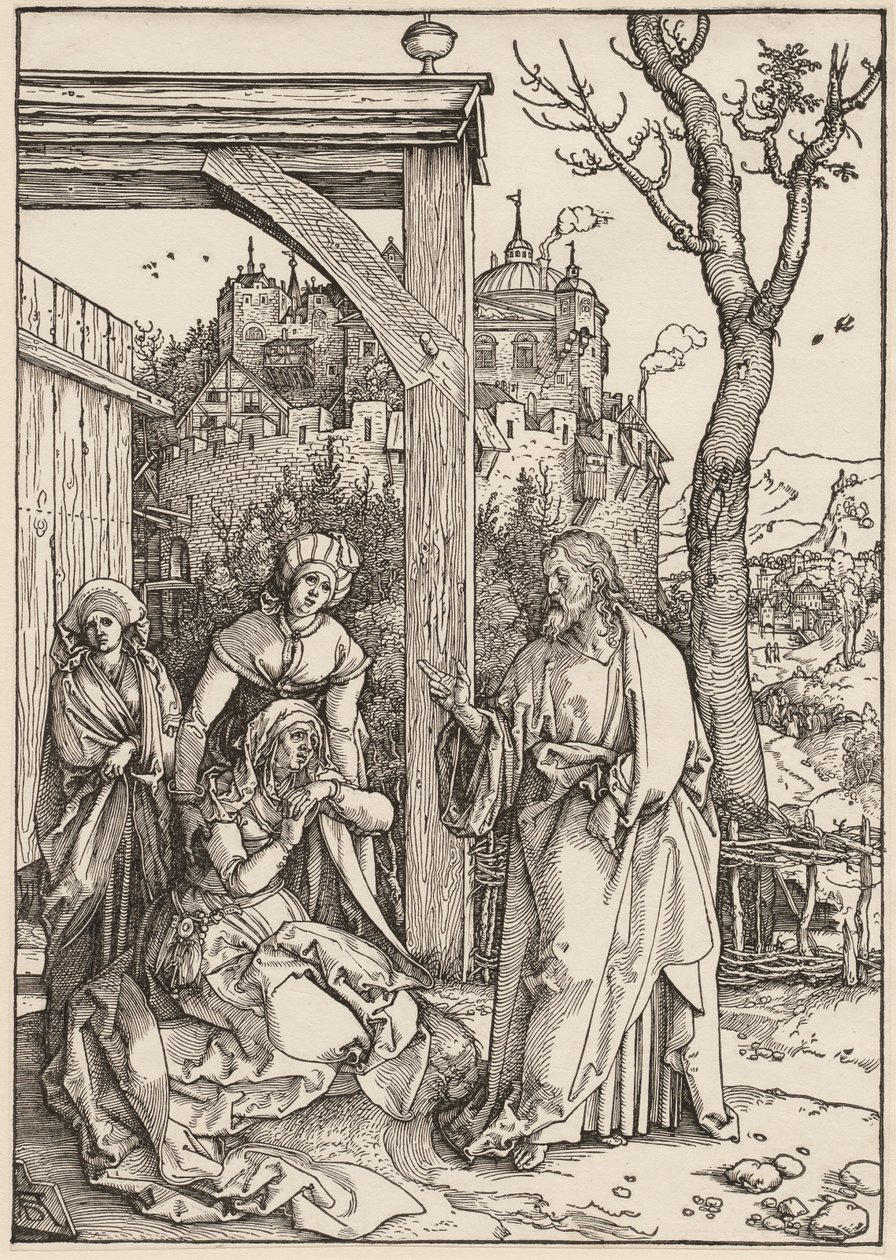 The Life of the Virgin: Christ Taking Leave from His Mother by Albrecht Dürer