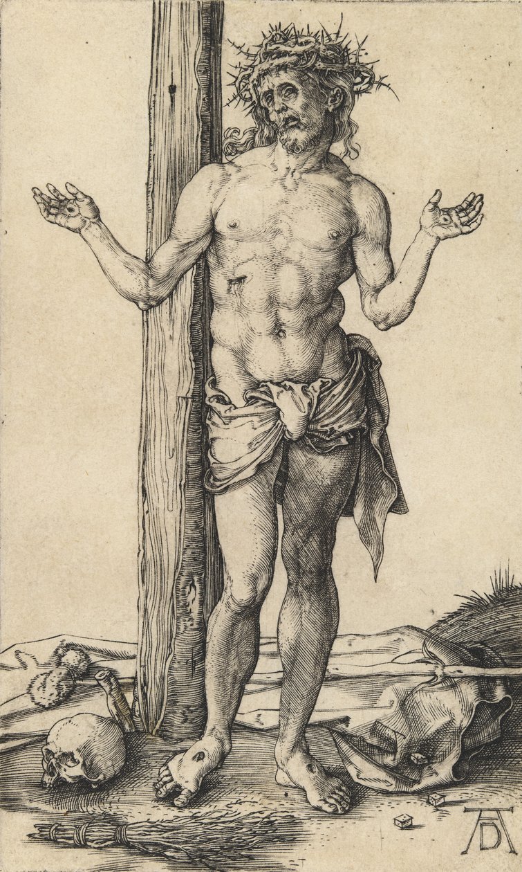 The Man of Sorrows with Arms Outstretched by Albrecht Dürer