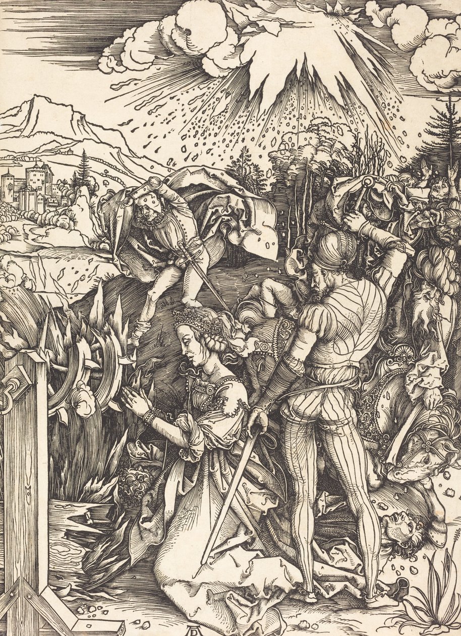 The Martyrdom of Saint Catherine by Albrecht Dürer