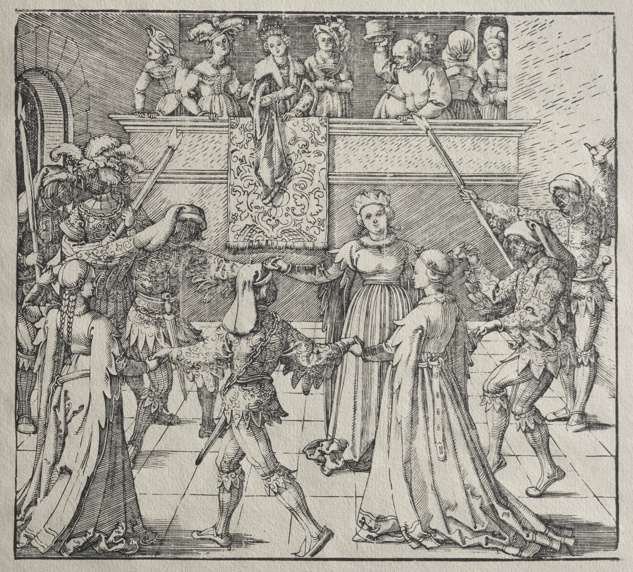 The Masquerade by Albrecht Dürer
