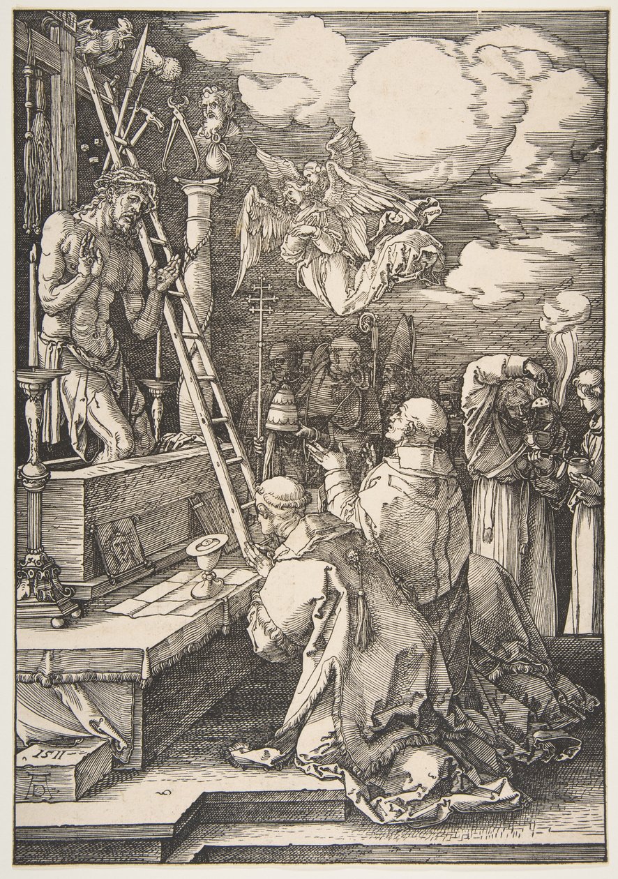 The Mass of Saint Gregory by Albrecht Dürer