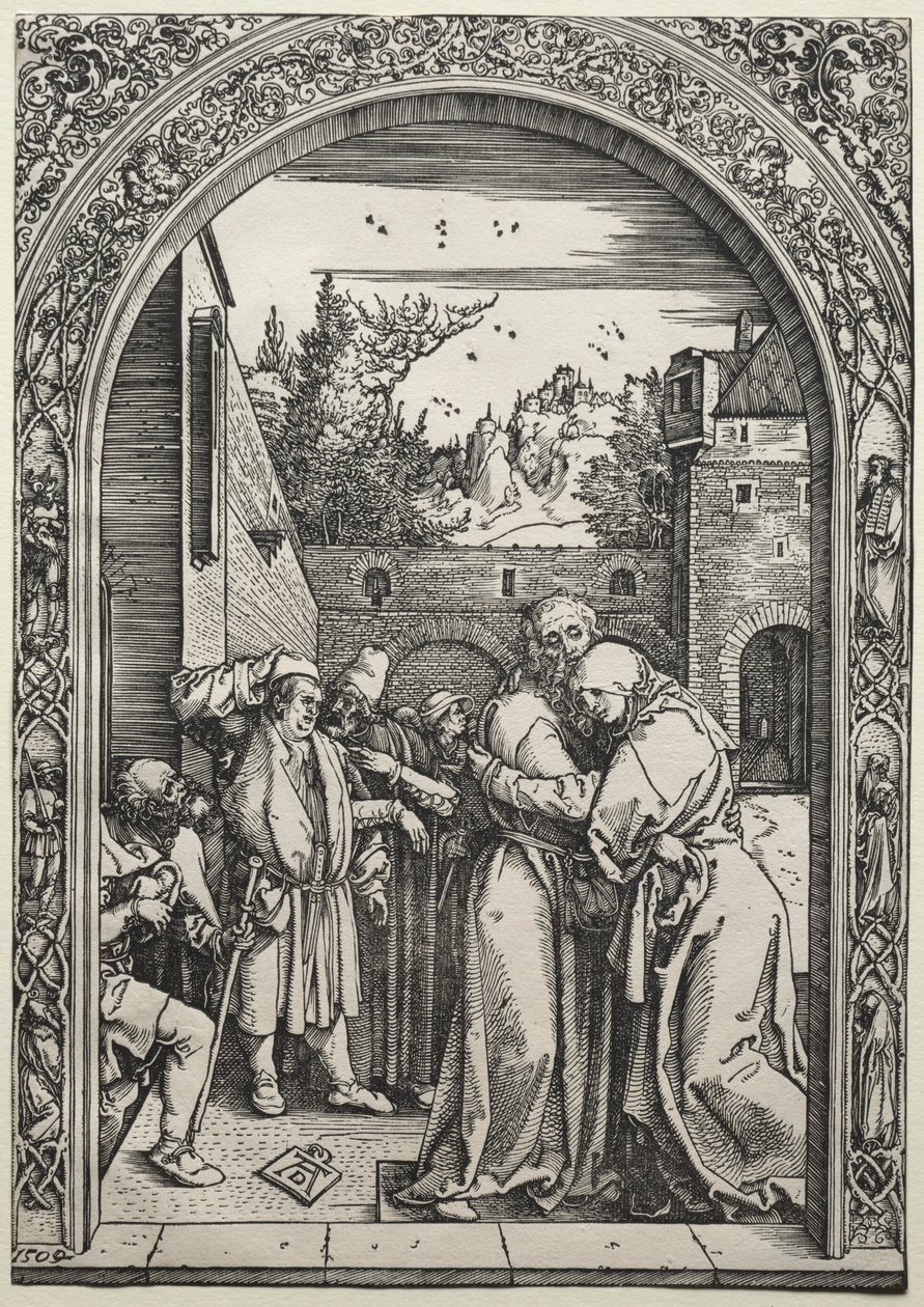 The Meeting of Joachim and Anna at the Golden Gate, 1504 by Albrecht Dürer