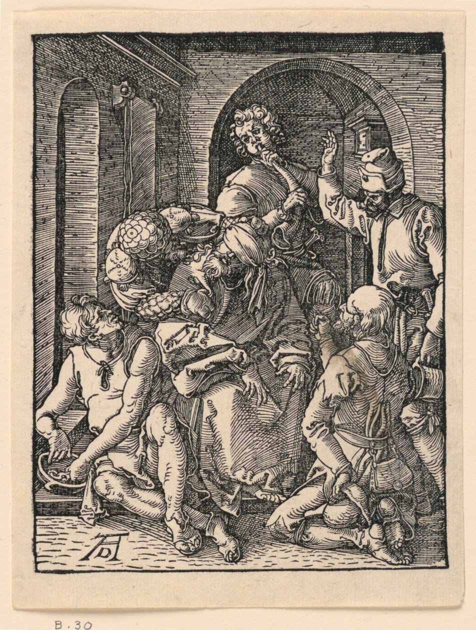 The Mocking of Christ, from The Little Passion Series by Albrecht Dürer