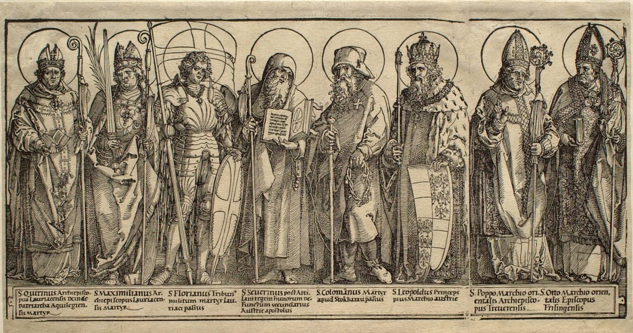 The Patron Saints of Austria by Albrecht Dürer