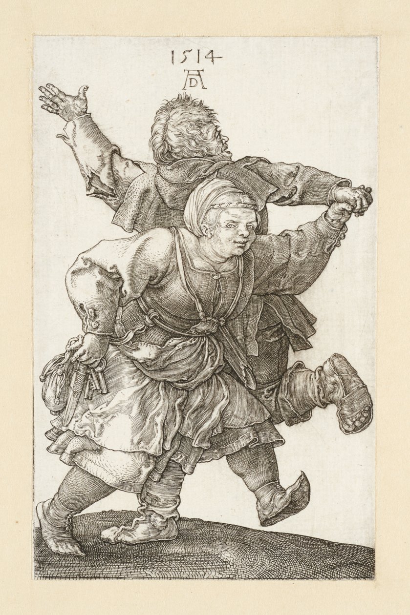 The Peasant Couple Dancing by Albrecht Dürer