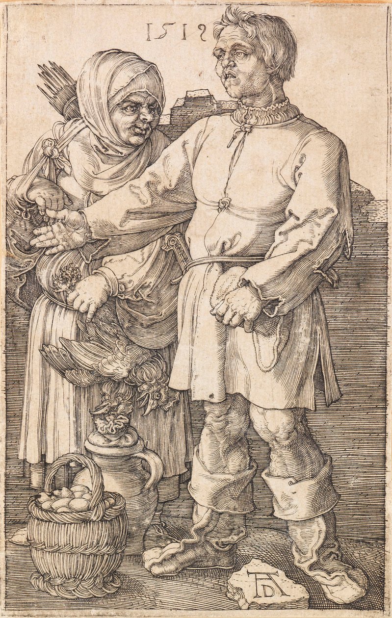 The Peasant and His Wife at Market by Albrecht Dürer