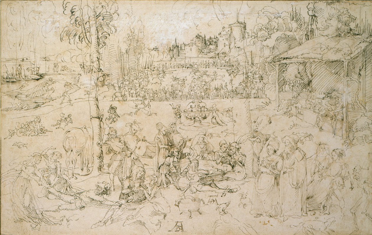 The Pleasures of the World, Early 16th Century by Albrecht Dürer