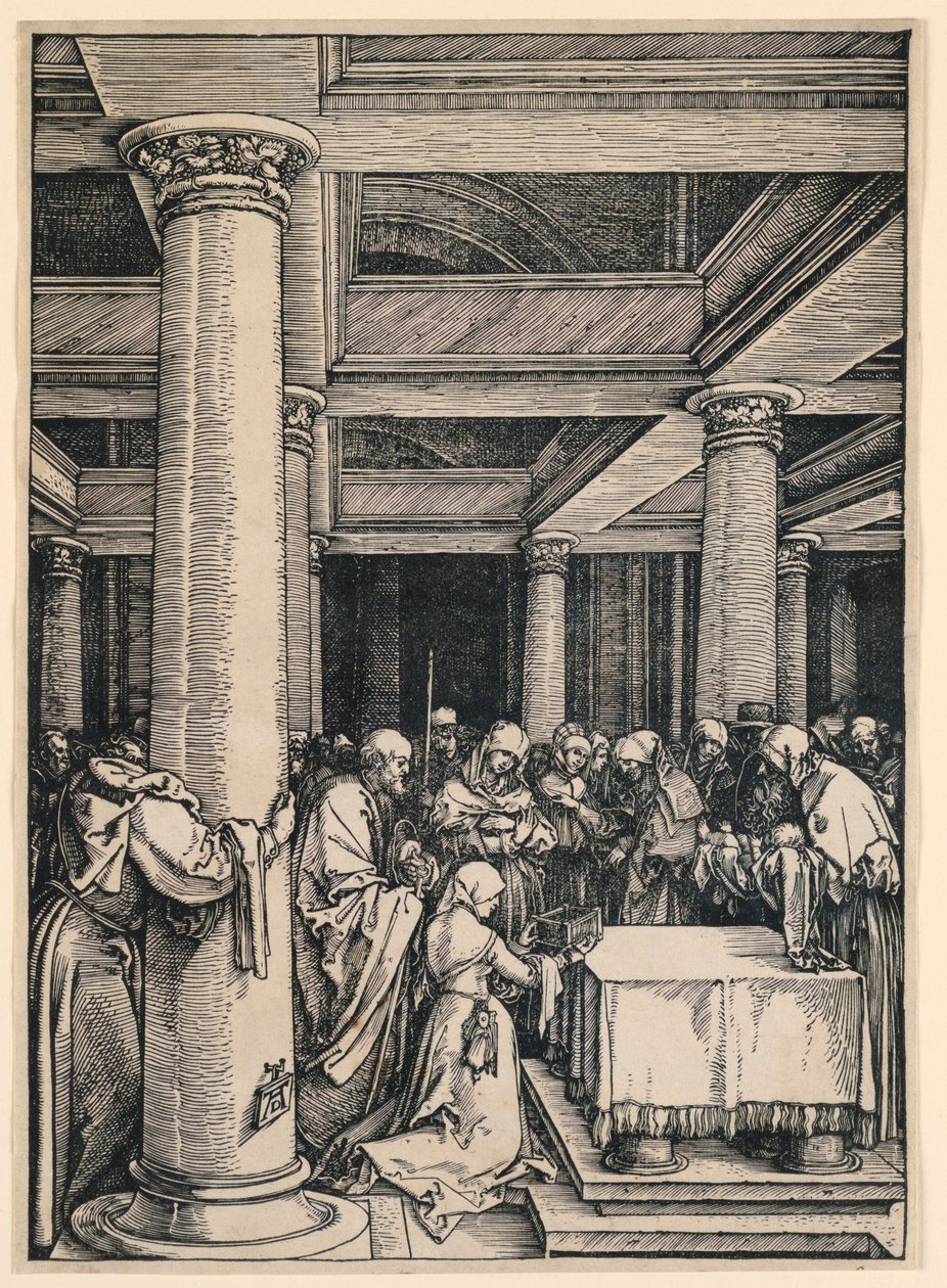 The Presentation in the Temple, from the Life of the Virgin series by Albrecht Dürer