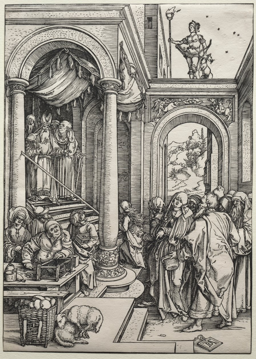 The Presentation of the Virgin in the Temple by Albrecht Dürer