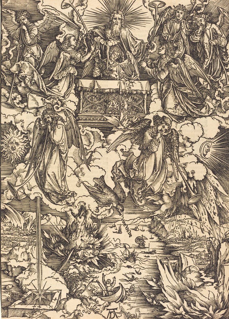The Seven Angels with the Trumpets by Albrecht Dürer