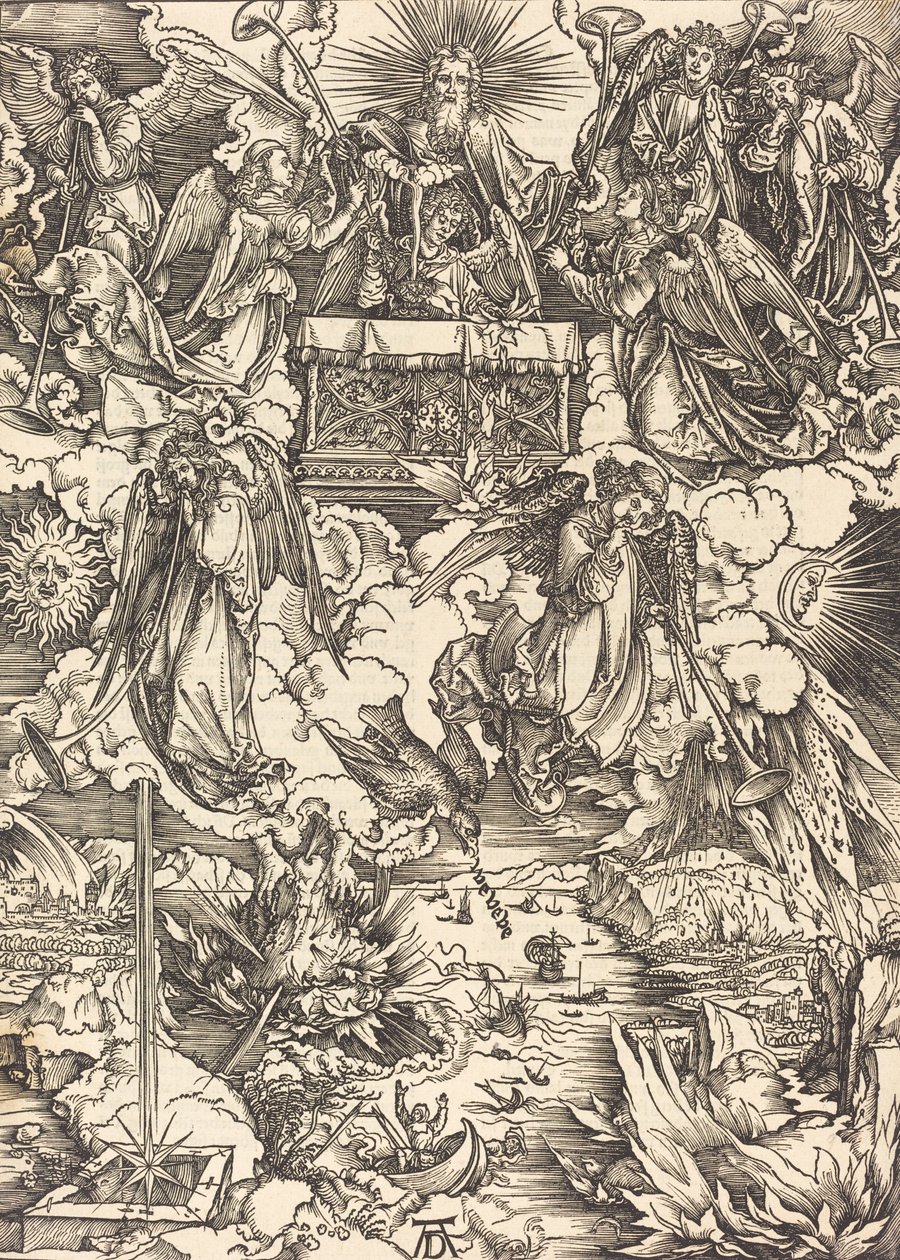 The Seven Angels with the Trumpets by Albrecht Dürer