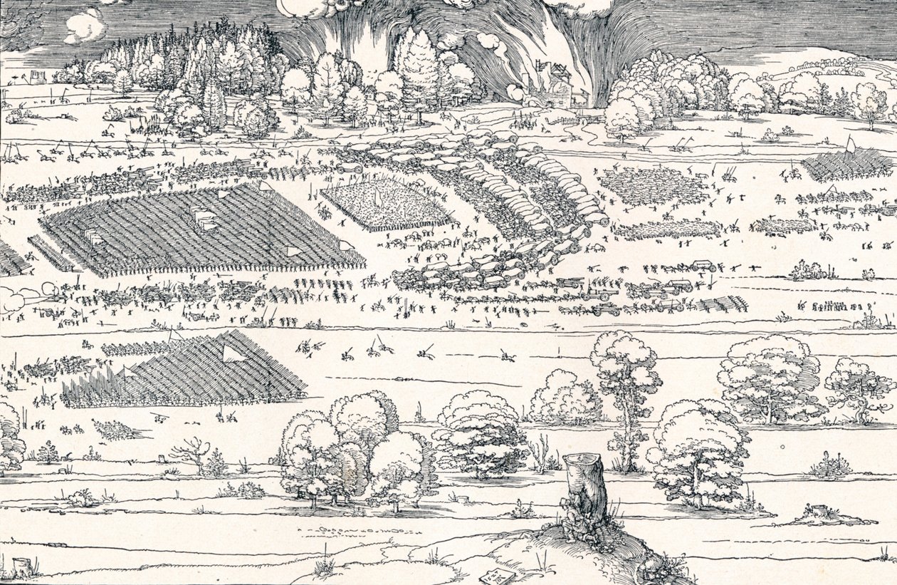 The Siege of a Fortress II, 1527 by Albrecht Dürer