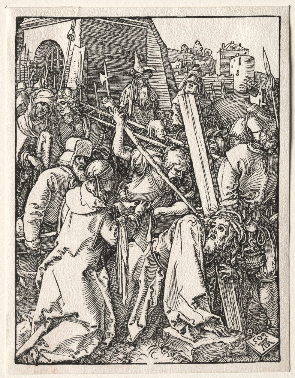 The Small Passion: Christ Bearing the Cross by Albrecht Dürer