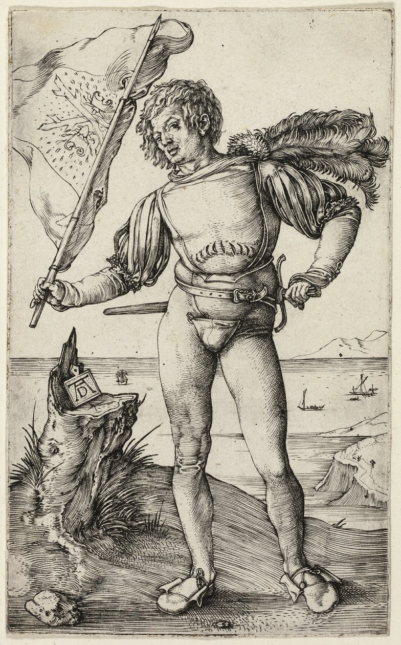 The Standard Bearer by Albrecht Dürer