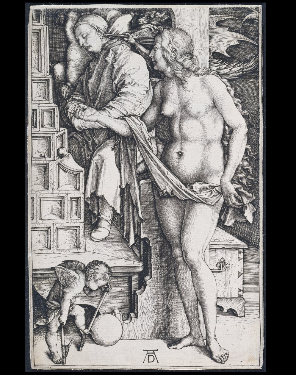 The Temptation of the Idler (The Dream of the Doctor) by Albrecht Dürer