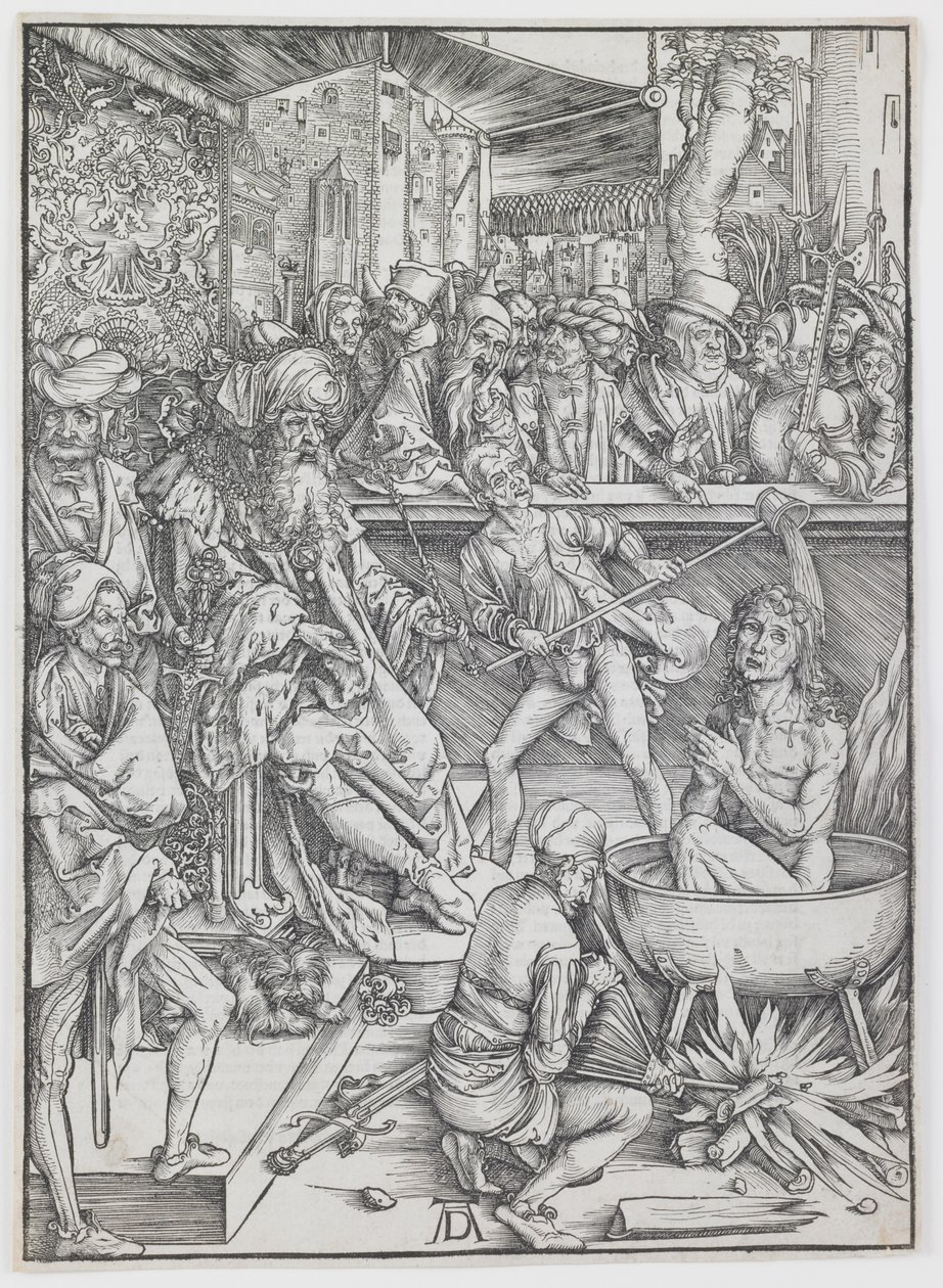 The Torture of Saint John the Evangelist, from the series “The Apocalypse” by Albrecht Dürer
