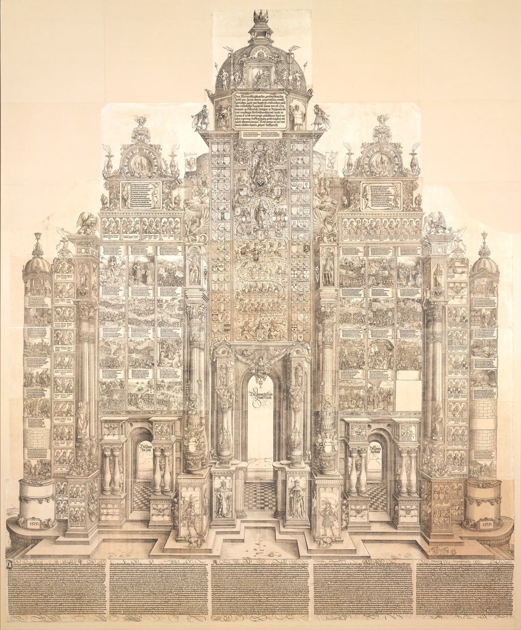 The Triumphal Arch of Emperor Maximilian I by Albrecht Dürer