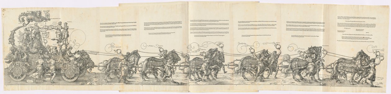 The Triumphal Chariot of Maximilian I (The Great Triumphal Car) by Albrecht Dürer