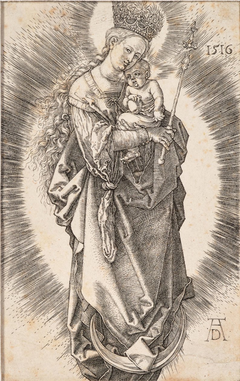 The Virgin with a Crown of Stars and a Sceptre, 1516 by Albrecht Dürer