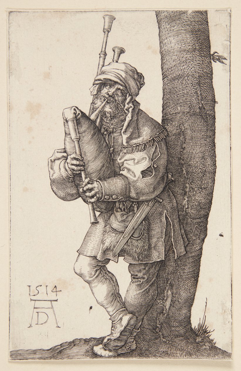 The Bagpiper by Albrecht Dürer