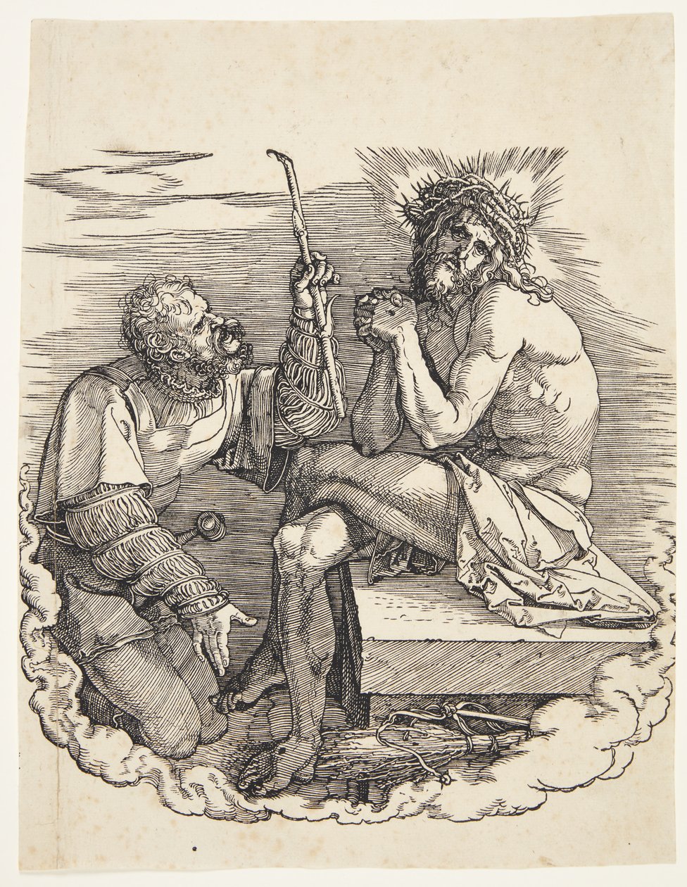 The Man of Sorrows Mocked by a Soldier by Albrecht Dürer