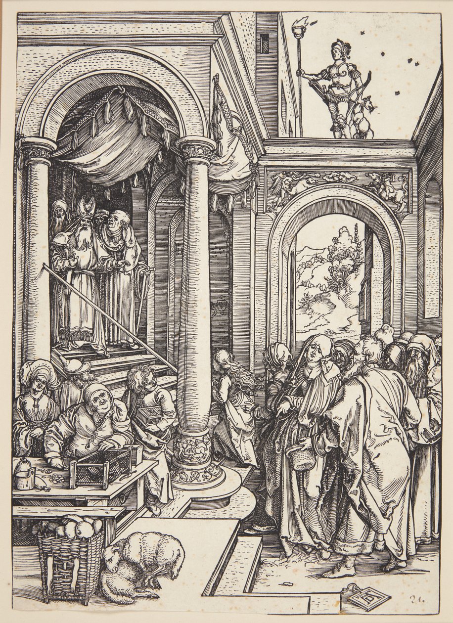 The Presentation of the Virgin in the Temple by Albrecht Dürer