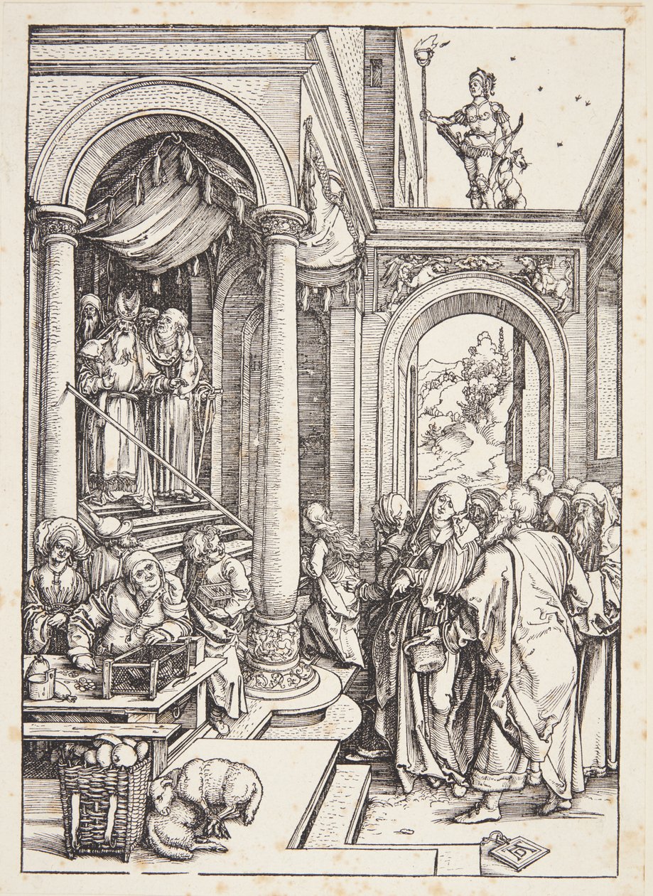 The Presentation of the Virgin in the Temple by Albrecht Dürer