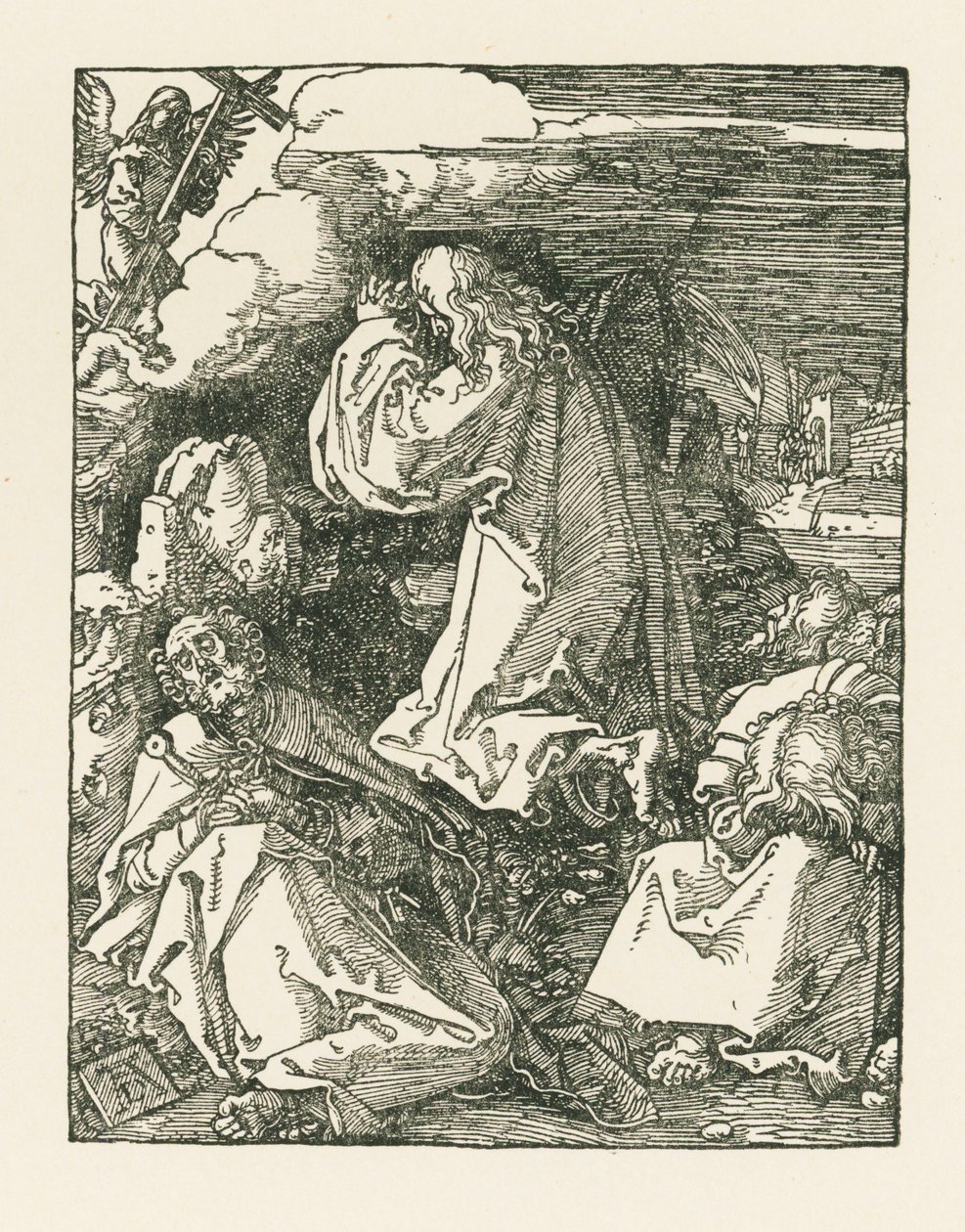 Agony in the Garden - Christ on the Mount of Olives by Albrecht Dürer or Duerer