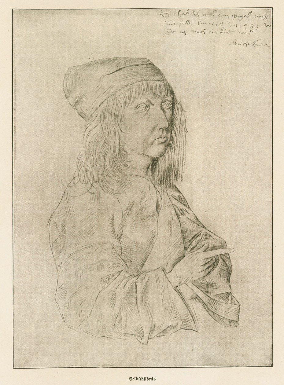 Albrecht Duerer - Self-Portrait at the Age of Thirteen by Albrecht Dürer or Duerer