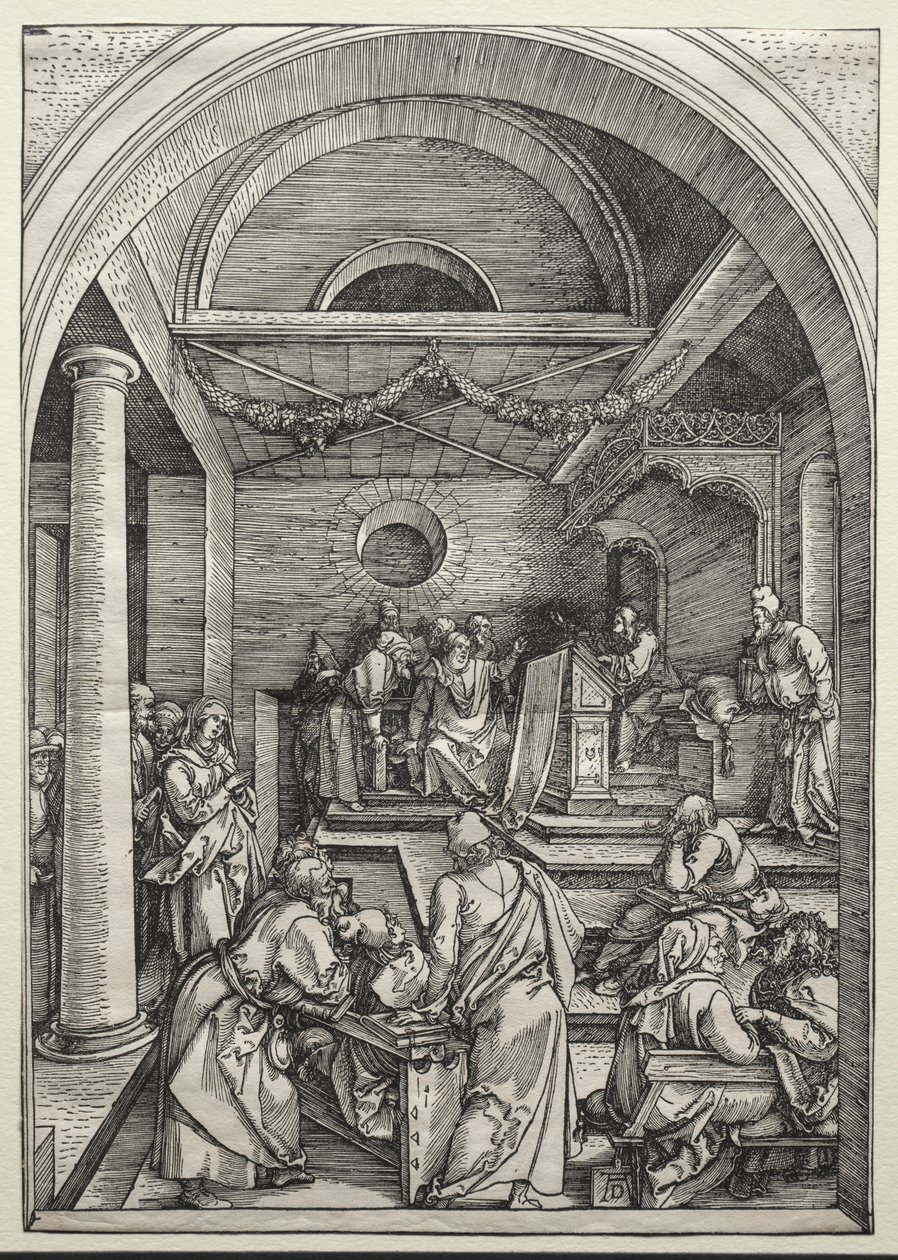 Christ Disputing with Doctors by Albrecht Dürer or Duerer