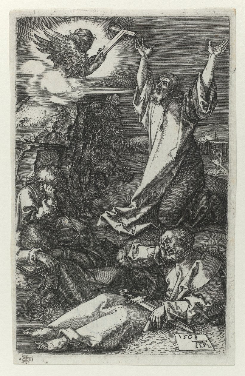 Christ in the Garden of Olive Trees by Albrecht Dürer